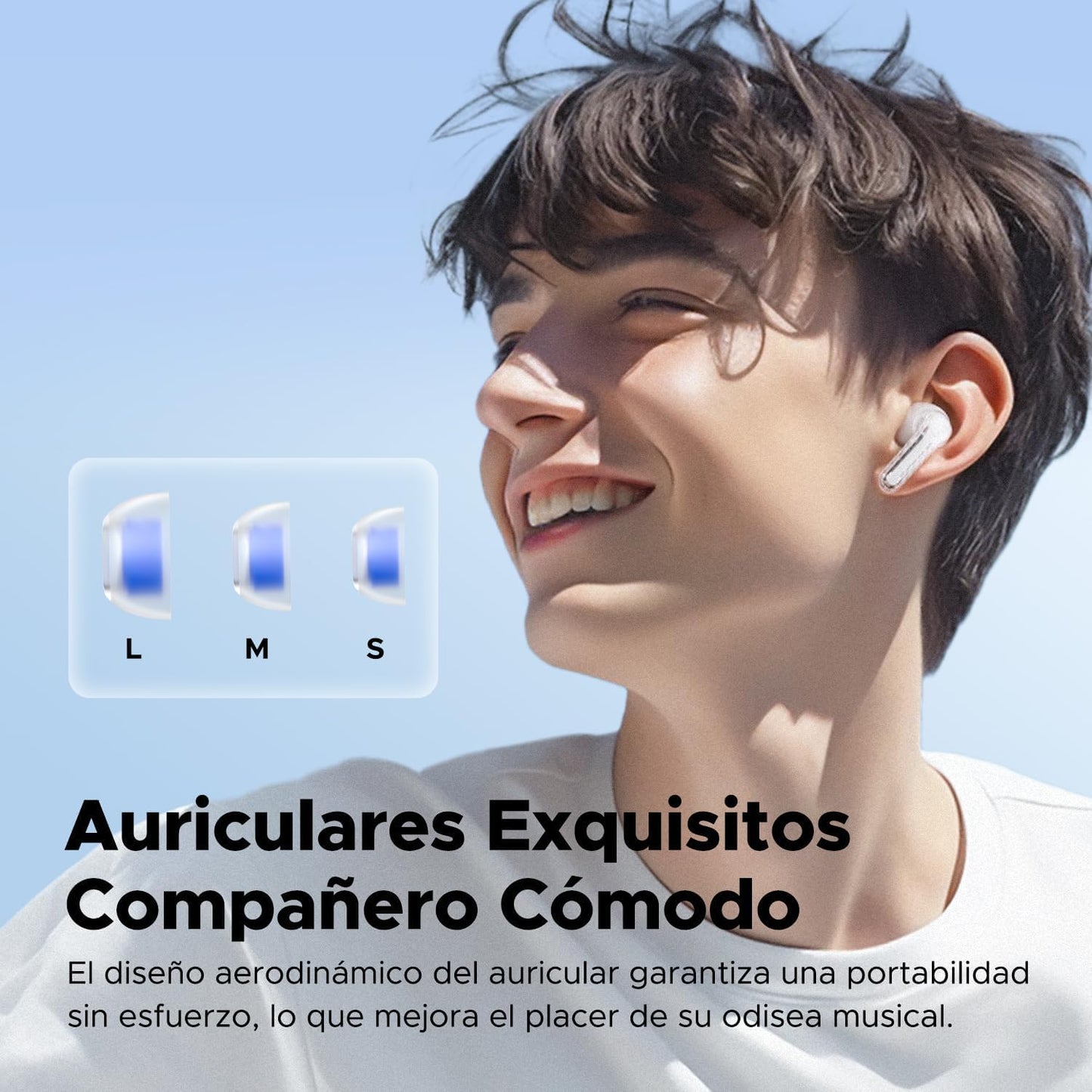 Clear Audífonos Inalambrico Bluetooth 5.3 Doble Micrófono ENC Gaming