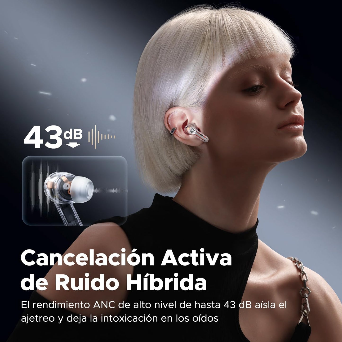 Capsule 3 Pro Audífonos Inalámbricos Hi-Res Audio con LDAC Cancelación de Ruido